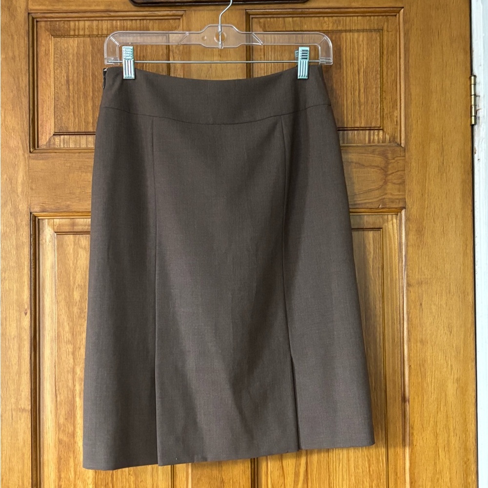 Brown Pencil Skirt